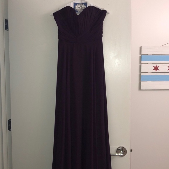 Theia Bridemaids Strapless Gown - Picture 5 of 5